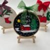 Embroidered Hoop Art - Silent Night